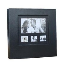 웨딩앨범 포토앨범 셀프 스틱 페이지 PU 33X335cm 핸드 라미네이트 Diy 40 페이지의 20 장 엄마를위한 크리스마스 생일 선물, black