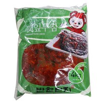 반찬단지 깻잎양념무침 4kg 1개 [식당용], 반찬단지 깻잎양념무침 4K