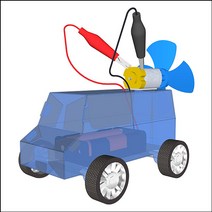 오피스안 창작용 전동 풍력자동차 ES-0344