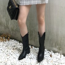 벨레페 블론디 여성 웨스턴 부츠