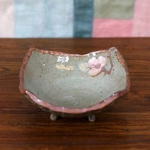 [천삼백케이] [도자기 그릇] 진달래 사각 샐러드볼(2호), 단품, 옵션선택