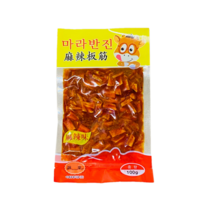 홍홍 중국식품 마라반진 마라맛 뉴반진 소힘줄 소심줄 뉴티질 중국소힘줄, 1개, 100g