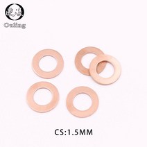 10pcs din7603 m6 m8 m9 m10 m12 m14 m16 m18 m20 t3 o 링 가스켓 씰링 링 구리 와셔 보트 크러쉬 와셔 플랫 씰 피팅, m20(20x26x1.5)