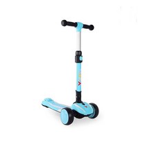 비바 이지 LED 세발 어린이 8세 킥보드 블루