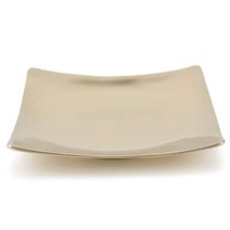 KO 키친쿡 살균 소독이 되는 전통식기 ~ 유기 사각 접시 방짜 놋 그릇 한정식 고급 수제 박테리아 바이러스 사멸, 유기사각접시 24호 - 24.3x24.3x3cm