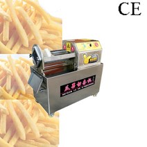 감자튀김커터 프렌치프라이 커터 전기 상업용 감자 커팅 머신 칩 스테인리스 스틸 채소 및 과일 파쇄, 4.95mm  220V