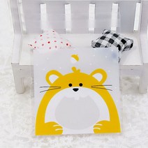 파티 용품 50PCS 귀여운 만화 괴물 쿠키 & 사탕 비스킷에 대 한 자기-접착제 플라스틱 가방 스낵 베이킹 패, 7x7cm, 11 Style11_01 7x7cm