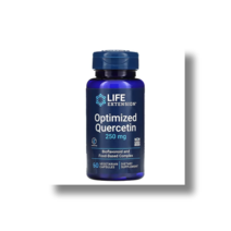 Life Extension 옵티마이즈드 퀘르세틴 250mg 비타민C 30mg 카무카무추출물 60mg 베지 캡슐 60정