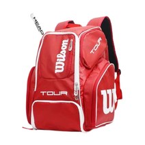 윌슨 뉴투어 백팩 테니스 라켓 대용량 헬스 스포츠 가방, 레드