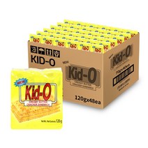 키드오 크리미 버터향 크래커샌드위치, 120g, 48개