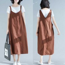 휴양지 루즈핏 단정한 스타일 원피스 편한 슈트 점프