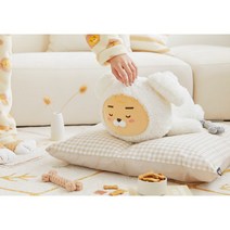 카카오프렌즈 리틀 퍼피 라이언 세젤귀 뽀글뽀글 강아지 대형 바디필로우