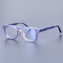 큰얼굴 뿔테 안경 블랙 실버 안경테 남자 여자 대두 블루라이트차단 안경태