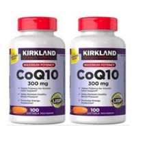 커클랜드 코큐텐 300mg 100정 2팩 Kirkland Signature CoQ10 300 mg 200 Softgels, 100정 softgels 2병