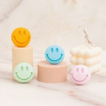 DIY 스마일 수제 비누 만들기 키트 10개 완성, 혼합색상