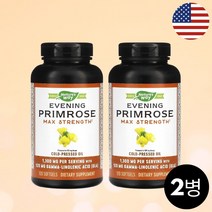 달맞이꽃 종자유 여성 호르몬 피부개선 효능 오일 2병, 2개, 200캡슐