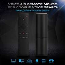 스마트 리모컨 만능 리모콘 스위치 블루투스 tv 에어 마우스 음성 원격 제어용 2.4ghz 무선 적외선 학습(h96용 안드로이드 용 6축 자이로스코프 포함)