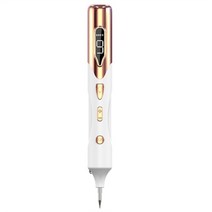 고주파 마사지기 USB 충전식 레이저 9 기어 제거 스팟 펜 플라즈마 펜 LCD 블랙 도트 리무버, 01 Gold