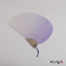 색나비부채 보라 |나비부채 보라|고급한지부채| 캘리부채|조개부채