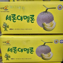 나주 세론이 멜론, ., 보통(4수) 흰상자 2통(2.5kg)