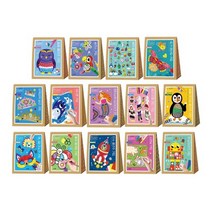 어린이 만들기놀이 반짝이풀 색칠교재 2세 선물 필독 24개월 유아독서 어린이집 그림책 EQ, 동물테이프콜라주키트