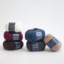 야나 듀베(duve) 메리노울실 메리노울 의류용실 스웨터뜨기 대바늘실추천, 25 다크네이비