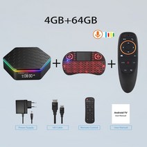 셋톱박스 선반거치대 IPTV 정리함 공유기 2023 안드로이드 120 TV 박스 24G 및 5G 듀얼 밴드 와이파이 6 BT 50 스마트 6k 미디어 플레이어 셋톱 T95Z 플러, 없음, 33.영국 플러그  4G 64G VoiceKeyboar