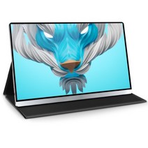 4K 15.6인치 IPS 스크린 휴대용 모니터 두 번째 화면 UHD 디스플레이 c타입 미니 HDMI PS4Pro, EU 플러그