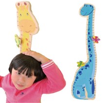 키성장표 공룡 아기 벽걸이 원목 키재기 공룡키재기판, 혼합