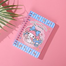 Sanrio Kuromi 노트북 카와이 마이 멜로디 만화 귀여운 메모장 학생 학교 용품 문구 소녀 장난감 크리스마스 키즈 선물, [13] 14