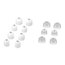 소프트 실리콘 귀 캡 팁 교체 소니 호환 WF-1000XM3 블루투스 이어폰 액세서리 7 쌍, 하얀