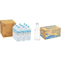 [세트 구매] 산토리 Restock 천연수 라벨리스 2L x 9개 + 천연수 스파클링 레몬, [세트 사] 2L×9개 + 천연수 스파클링 레몬 50