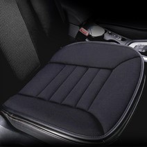벤비아믹스 차량용 메모리폼 떡방석 시트커버 기본형, A1 블랙, 1개