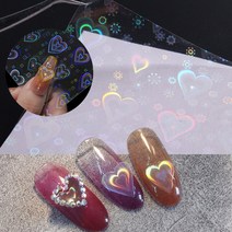 네일아트 프리즘 홀로그램 오로라 필름 스티커 6종, 프리즘네일필름-02