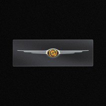 자동차 백미러 수리 스티커 크라이슬러 300C PT 크루저 그랜드 보이저 퍼시픽 MK3 용 바디 데칼, 01 1PC