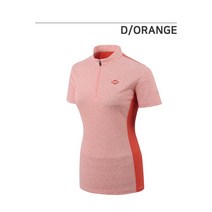 [트렉스타] (다크오렌지/여성) 스노리 반집업기능성티셔츠 등산티 등산반팔 여름티셔츠 여름티