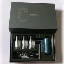 차량용방향제 차량용 전기 아로마 디퓨저 에센셜 오일 사용 자동차 방향제 향기 공기 청정기 향수 가습기, 05 Blue