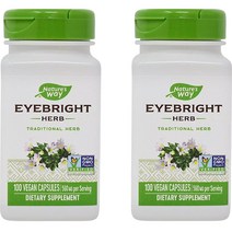 네이쳐스웨이 아이브라이트 허브 560mg 비건 캡슐, 2개, 100정