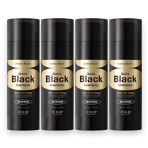 씨케이디 퀵블랙 염색샴푸150g 4개, 씨케이디 퀵블랙 염색샴푸150g 4, 씨케이디 퀵블랙 염색샴푸150g 4