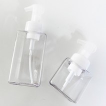 와이홈 사각 욕실 세제 디스펜서 핸드워시 주방세제 리필 공병, 거품250ml, 심플핸드워시, 1개