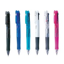 제브라 클립온 3색펜 B3A3 0.7mm 스마트 노크, 라이트블루