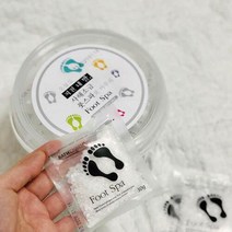 바스참 이스라엘사해소금 풋스파 30g 낱개포장 입욕제 반신욕 족욕 바디솔트 휴대용, 사해소금풋스파 30gX1EA 장미