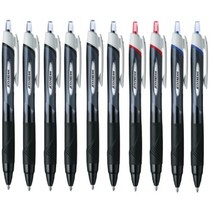 유니 제트스트림 단색 볼펜 혼합색상 10개, SXN-150-10 1.0mm 혼합(흑6청2적2)