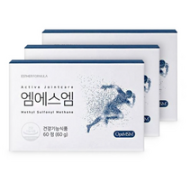 여에스더 MSM 엠에스엠 에스더포뮬러 여애스더 여예스더 여에스터 관절 영양제 약1개월분 60정 NSM 엔에스엠 식이유황, 3개