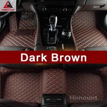 코일매트맞춤형 볼보 C30 S40 V40 V50 S60 L V60 S80 S90 XC60 XC90 하이브리드 고급 카펫 러그 라이너, 10 Dark Brown