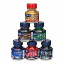 일본만년필 캘리그라피잉크 30ml 색상선택, 단품, 색상:601 Scarlet