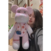 DIY 베어브릭 비즈공예 피규어 인테리어 장식, 53cm DIY