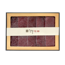칸육포 촉촉통통 수제 쇠고기 육포 선물세트 + 쇼핑백, 5세트, 300g