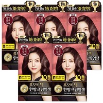 리엔 흑모비책 염색크림 염색약 120g, 와인갈색, 5개