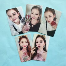 5 개대 Kpop ITZY NEW 앨범 체크메이트 사진 카드 HD 인쇄 엽서 Lomo 팬 collection, Lia